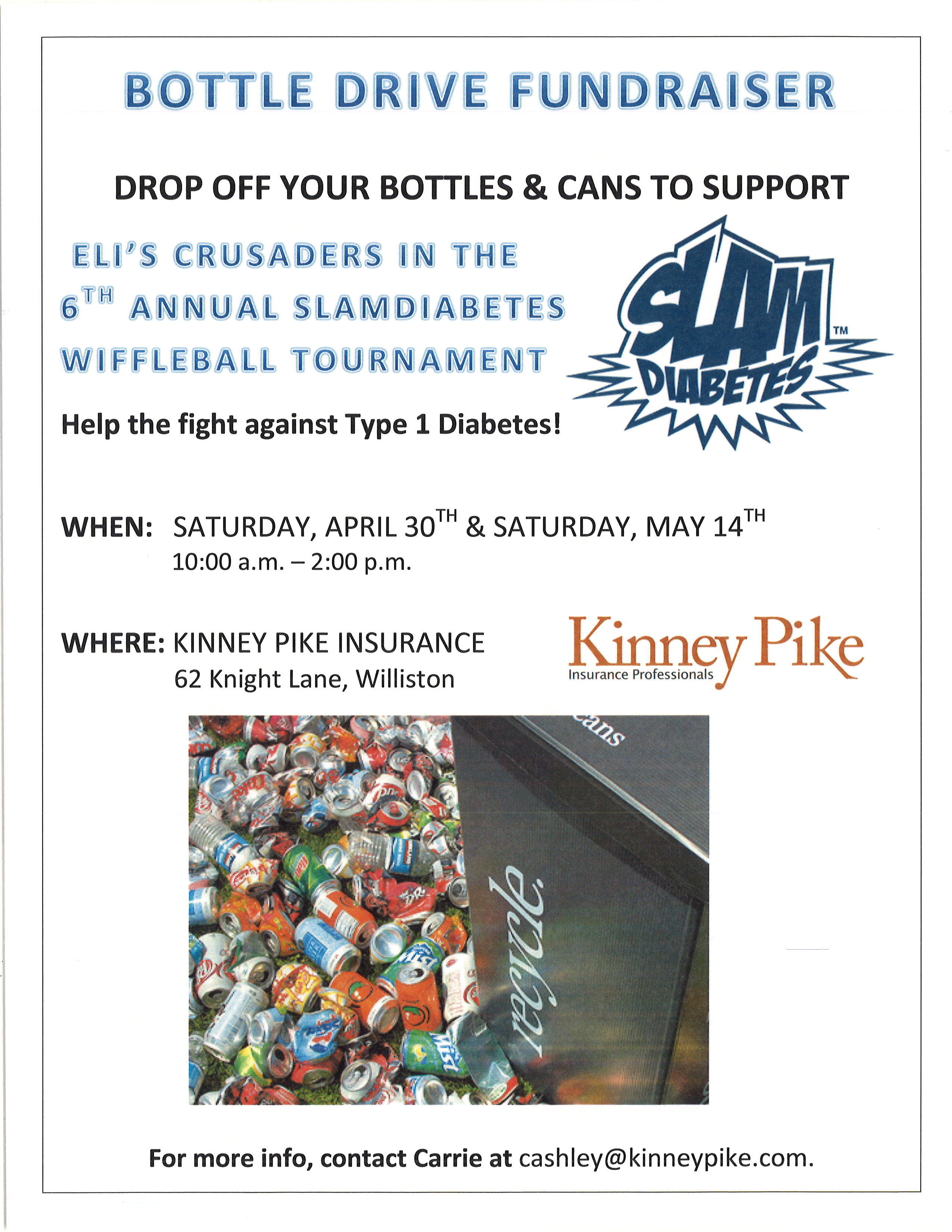 SLAM Bottle Drive Poster